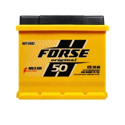 Аккумулятор автомобильный Forse 50Аh 480А L+ L1