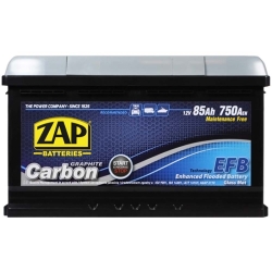 Аккумулятор автомобильный ZAP 85Ah 750A EFB Carbon R+ 585 05 L4