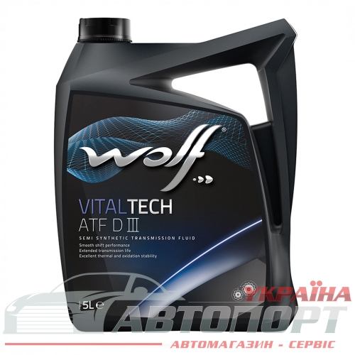 Трансмісійна Олива Wolf ATF DIII Vitaltech 5л
