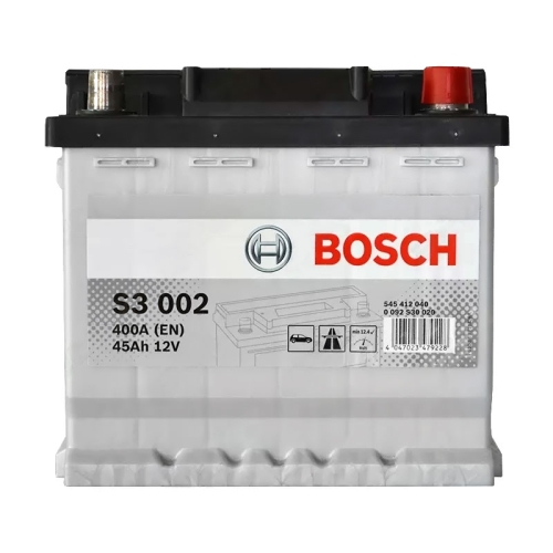 Акумулятор автомобільний Bosch 45Ah 400A S30 020 B13 R+ L1
