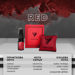 Ароматизатор повітря Hurricane Standart Red з флаконом 10мл