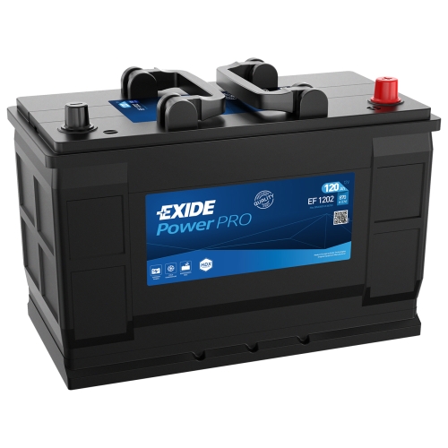 Акумулятор автомобільний Exide 120Аh 870A EF1202 Heavy R+