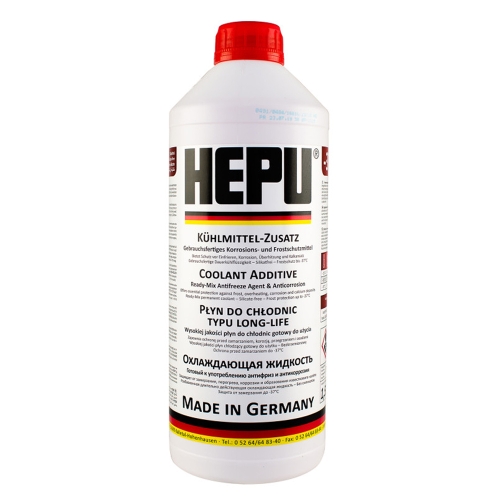 Антифриз Hepu -37°C G12 Червоний P900-RM12 1.5л