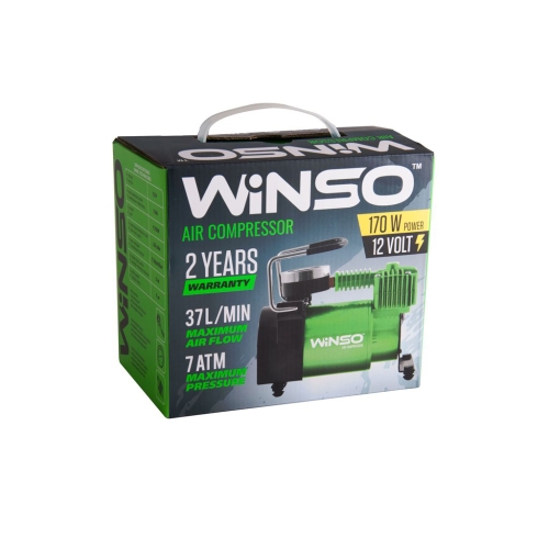 Автокомпрессор Winso R16 37л/мин 7bar 170Вт 122000