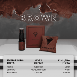 Ароматизатор повітря Hurricane Standart Brown з флаконом 10мл