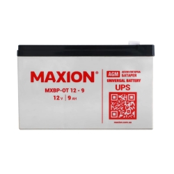 Акумулятор Стаціонарний Maxion AGM 12V 9AhMXBP-OT 9-12 +|-