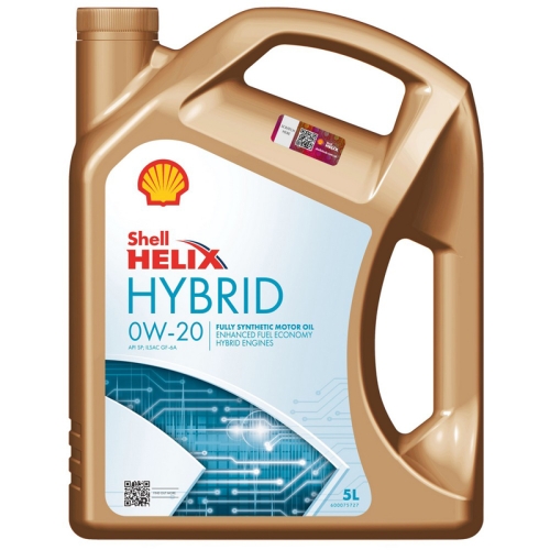 Моторна Олива Shell 0W-20 Helix Ultra Hybrid 5л