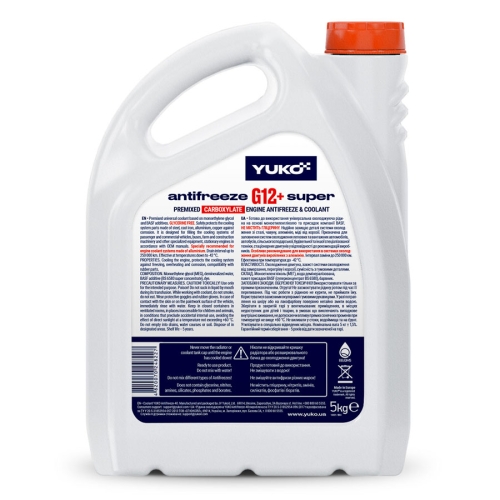 Антифриз Yuko -40°C G12+ Червоний 5кг