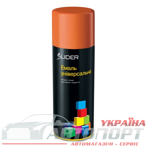 Фарба Емаль Універсальна Lider RAL 2004 Помаранчева Аерозоль 400мл