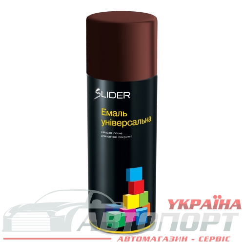 Фарба Емаль Універсальна Lider RAL 3005 Темно-вишнева Аерозоль 400мл