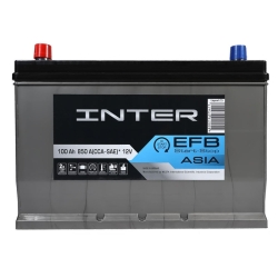 Акумулятор автомобільний Inter 100Ah 850A EFB Premium Asia L+ D31