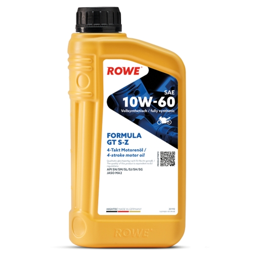 Моторна Олива Rowe 10W-60 Hightec Formula GT S-Z 1л
