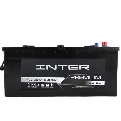 Аккумулятор автомобильный Inter 225Ah 1500A Premium L+ D6