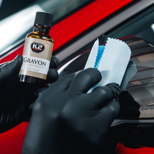 Керамічне покриття набір K2 Gravon Zestaw аплікатор+мікрофібра+салфетки 50гр