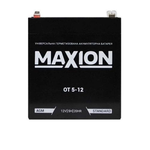 Акумулятор Стаціонарний Maxion AGM 12V 5Аh MXBP-OT5-12