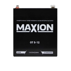 Акумулятор Стаціонарний Maxion AGM 12V 5Аh MXBP-OT5-12