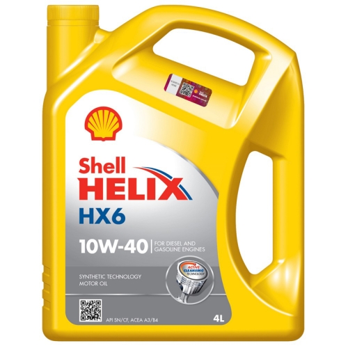Моторна Олива Shell 10W-40 Helix HX6 4л