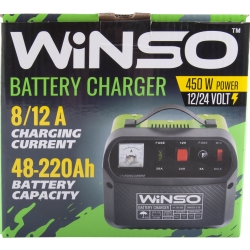 Зарядний пристрій АКБ Winso Амперметр індикатор 12A 12-24V 220Ah 450W