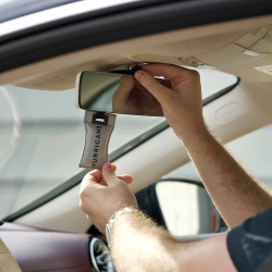 Ароматизатор повітря Hurricane Mirror Standart Gray з флаконом 10мл