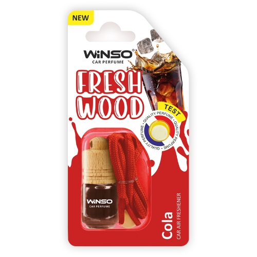 Ароматизатор повітря Winso Fresh Wood Cola (blister) 4мл