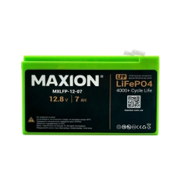 Акумулятор LiFePO4 Maxion 12V 7Ah MXLFP-12-07