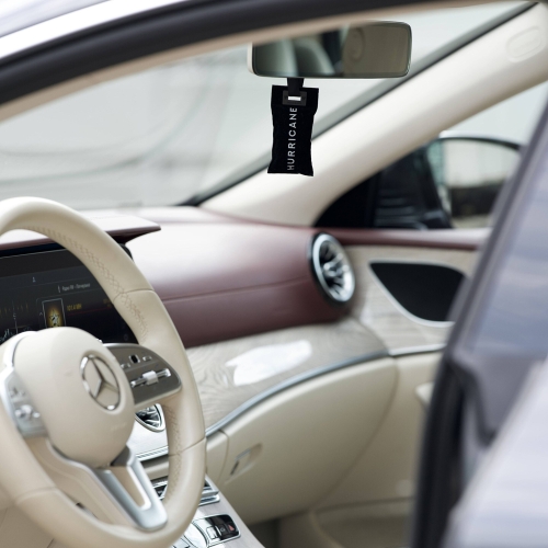 Ароматизатор повітря Hurricane Mirror Standart Black з флаконом 10мл