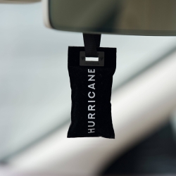 Ароматизатор повітря Hurricane Mirror Standart Black з флаконом 10мл