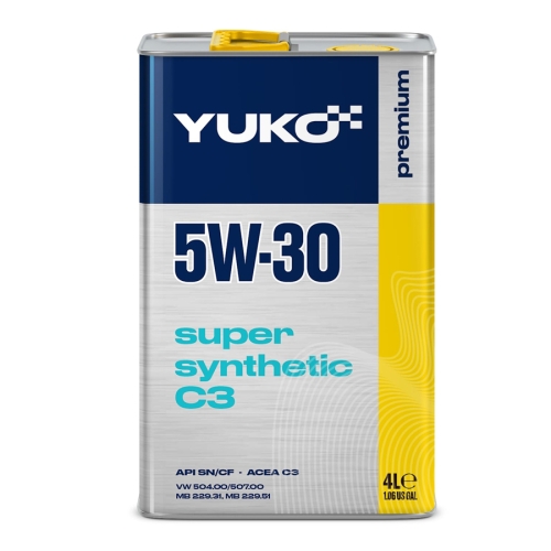 Моторна Олива Yuko 5W-30 C3 Super Synthetic 4л