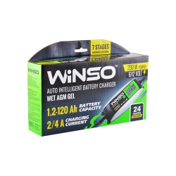 Імпульсний Зарядний пристрій Winso PRO LCD 4A 6/12V 120Ah 230W
