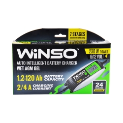 Імпульсний Зарядний пристрій Winso PRO LCD 4A 6/12V 120Ah 230W