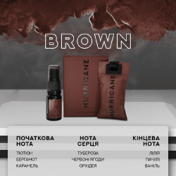 Ароматизатор повітря Hurricane Mirror Standart Brown з флаконом 10мл