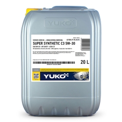 Моторна Олива Yuko 5W-30 C3 Super Synthetic 20л