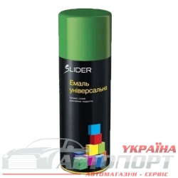 Фарба Емаль Універсальна Lider RAL 6010 Світло-зелена Матова Аерозоль 400мл