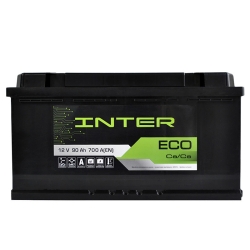 Акумулятор автомобільний Inter 90Ah 700A Eco R+ L5