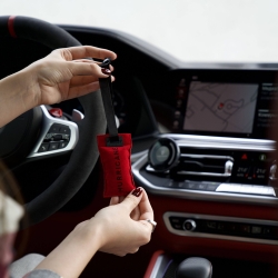 Ароматизатор повітря Hurricane Mirror Standart Red з флаконом 10мл