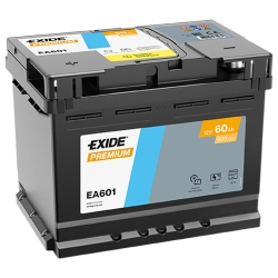 Аккумулятор автомобильный Exide 60Аh 600A Premium EA601 L+
