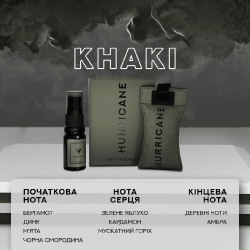 Ароматизатор повітря Hurricane Mirror Standart Khaki з флаконом 10мл