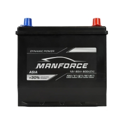 Акумулятор автомобільний Manforce 60Ah 600A TR Asia R+ SMF D23 B01