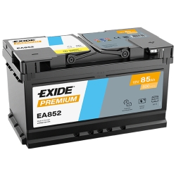 Аккумулятор автомобильный Exide 85Аh 800Ah Premium EA852 R+