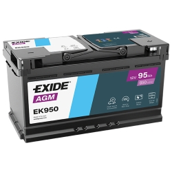 Акумулятор автомобільний Exide 95Аh 850A AGM Start-Stop EK950 R+ L5