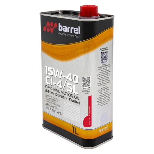 Моторное масло Barrel Original 15W-40 CI-4/SL 1л