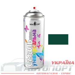 Краска Универсальная New Ton Темно-зеленая RAL 6005 400мл