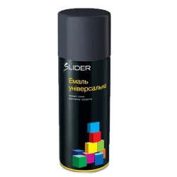 Фарба Емаль Універсальна Lider RAL 7016 Сірий антрацит матова Аерозоль 400мл