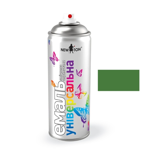 Краска Универсальная New Ton Светло-зеленая Матовая RAL 6010 400мл