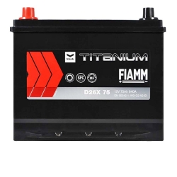 Аккумулятор автомобильный Fiamm 75Аh 640А Titanium Black Asia L+ D26