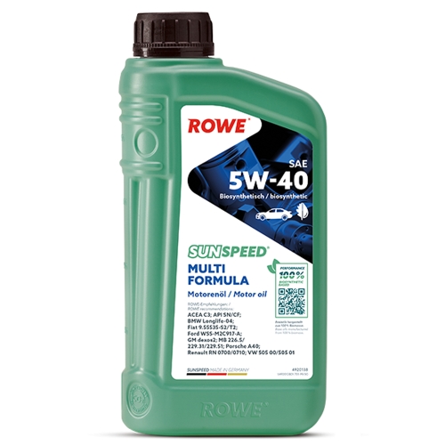 Моторна Олива Rowe 5W-40 Sunspeed Multi Formula 1л