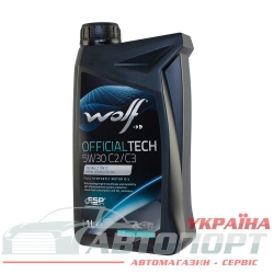 Моторна Олива Wolf 5W-30 Officialtech C2/C3 1л
