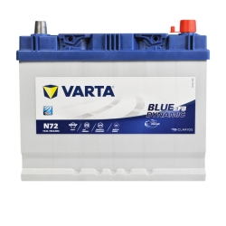 Акумулятор автомобільний Varta 72Ah 760A Blue Dynamic Asia EFB N72 R+ D26 н .к.
