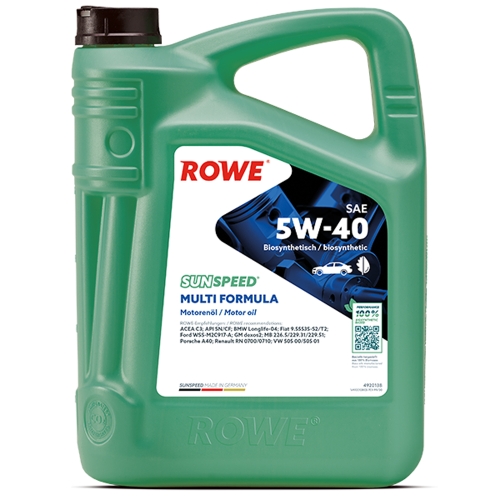 Моторна Олива Rowe 5W-40 Sunspeed Multi Formula 5л
