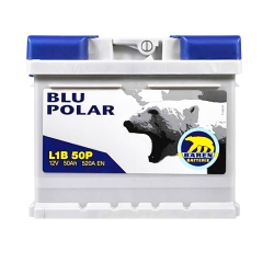 Аккумулятор автомобильный Baren 50Аh 520А Blu polar R+ LB1
